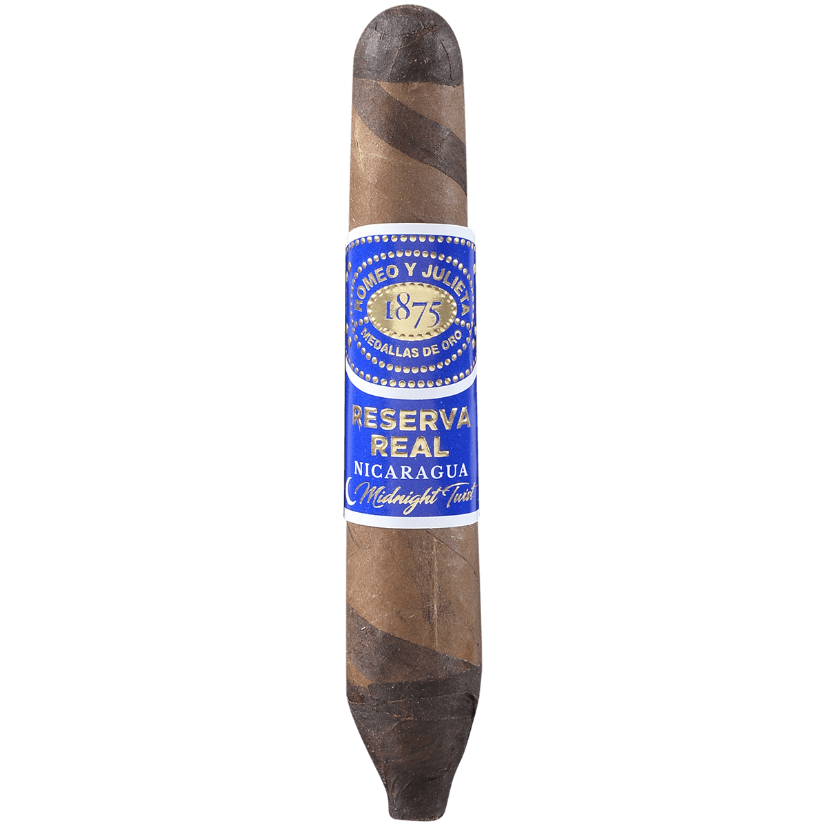 Romeo Y Julieta Reserva Real Nicaragua Midnight Twisted Love Story 25 Ct. Box 4.25X46