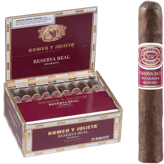 Romeo Y Julieta Reserva Real Nicaragua Profundo Robusto 25 Ct. Box 5.00X50