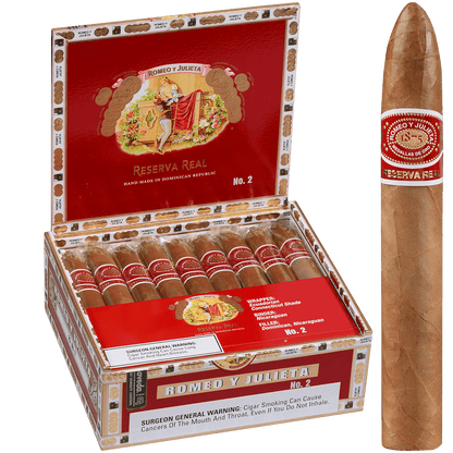 Romeo Y Julieta Reserva Real No. 2 Box Pressed 25 Ct. Box 6.13X52