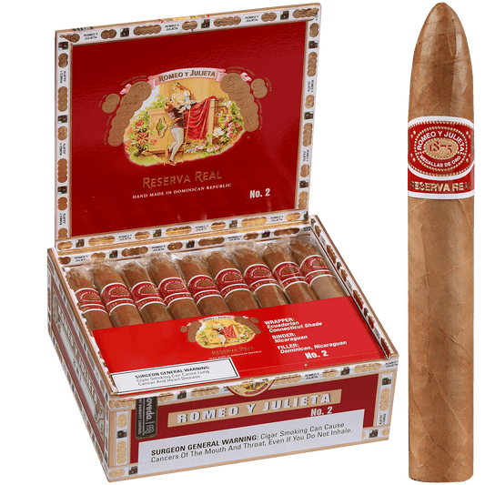 Romeo Y Julieta Reserva Real No. 2 Box Pressed 25 Ct. Box 6.13X52