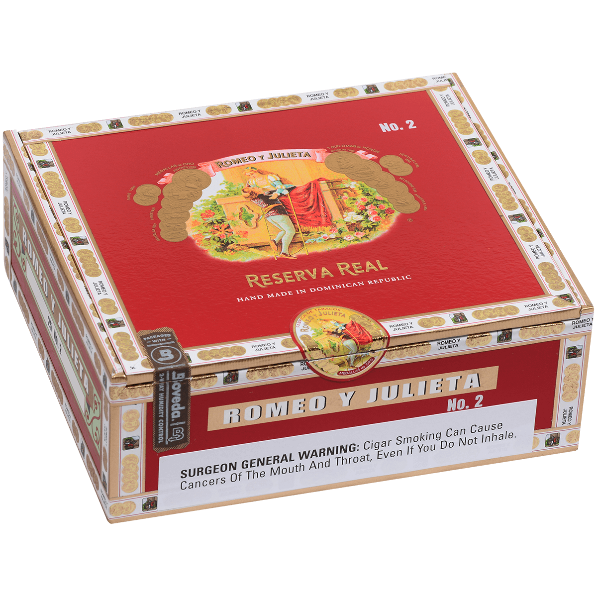 Romeo Y Julieta Reserva Real No. 2 Box Pressed 25 Ct. Box 6.13X52