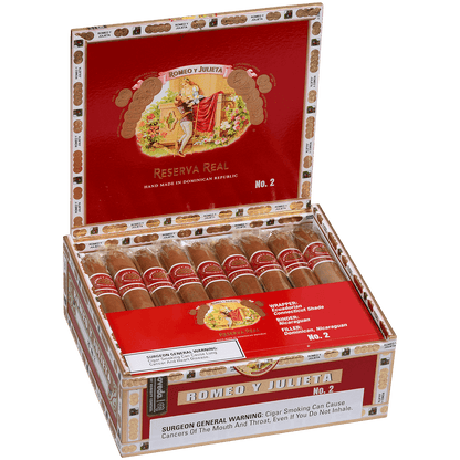 Romeo Y Julieta Reserva Real No. 2 Box Pressed 25 Ct. Box 6.13X52