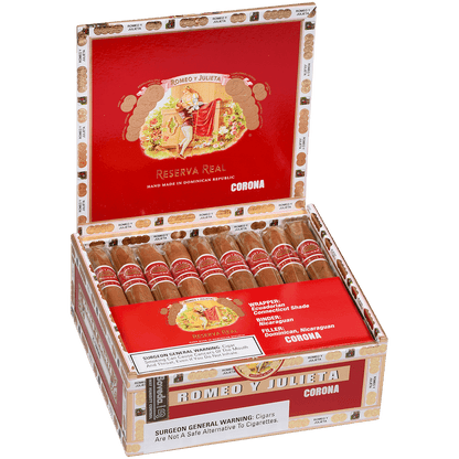 Romeo Y Julieta Reserva Real Corona 25 Ct. Box 5.50X44