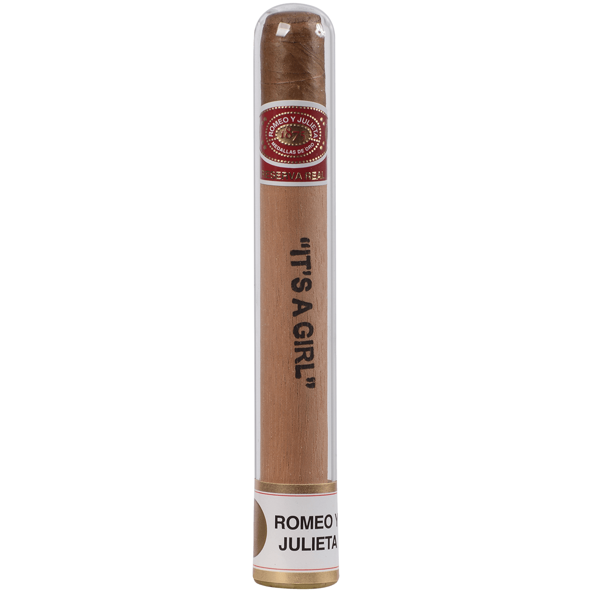 Romeo Y Julieta Reserva Real It'S A Girl Julieta Glass Tubes 10 Ct. Box