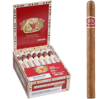Romeo Y Julieta Reserva Real Porto Real Tubes 20 Ct. Box 7.00X36