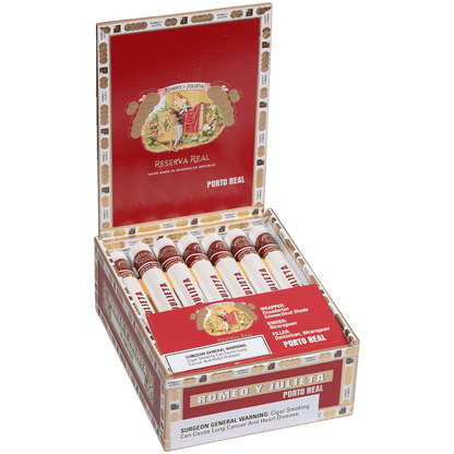 Romeo Y Julieta Reserva Real Porto Real Tubes 20 Ct. Box 7.00X36