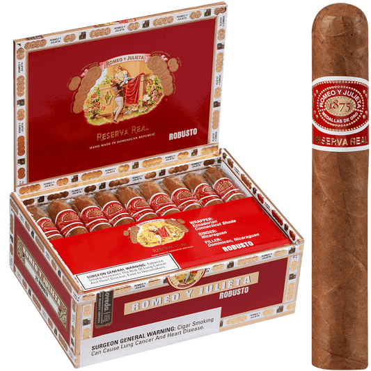 Romeo Y Julieta Reserva Real Robusto 25 Ct. Box 5.00X52