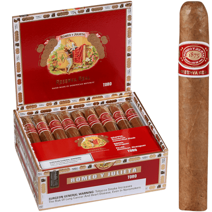 Romeo Y Julieta Reserva Real Toro 25 Ct. Box 6.00X54