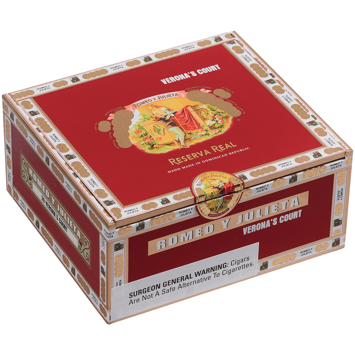 Romeo Y Julieta Reserva Real Verona'S Court Tube 20 Ct. Box 5.50X44