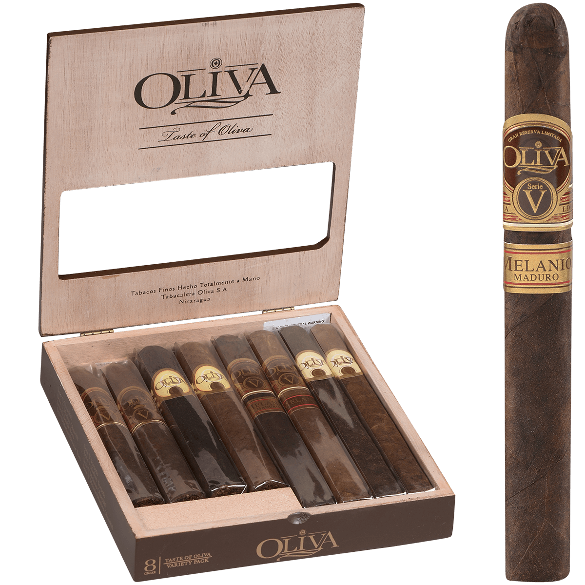 Tosa049 Cigar Assortment Taste Of Oliva Sampler 8 Cigars