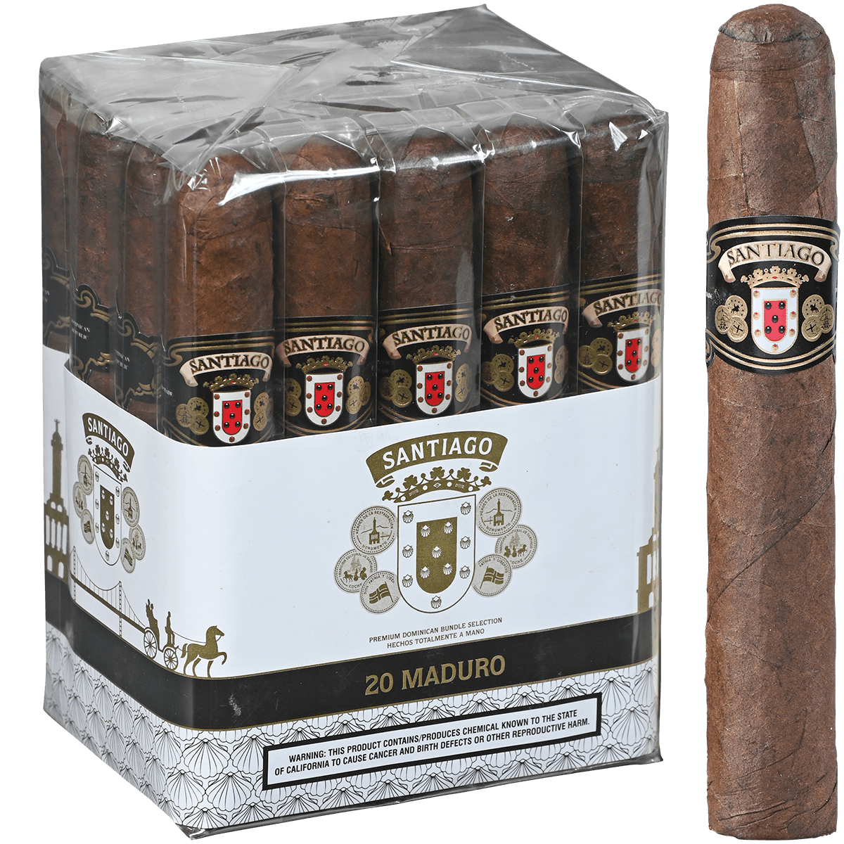 Santiago Maduro Robusto 20 Ct. Bundle 5X50