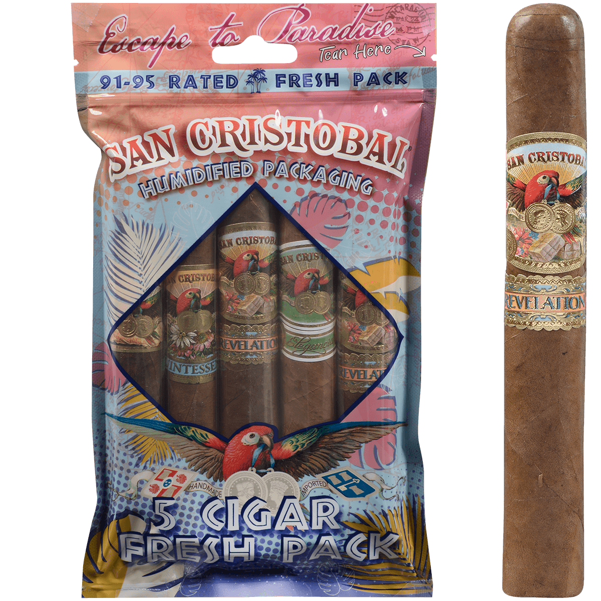 San Critobal Fresh 5Pk Sampler Boat Of 50