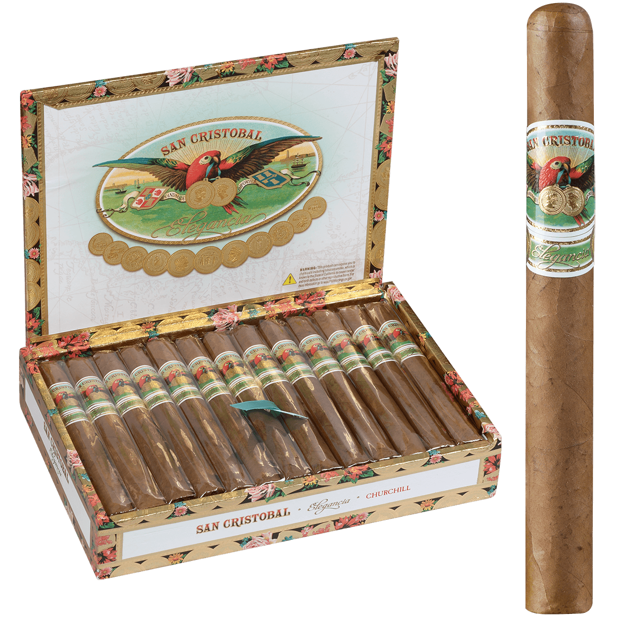 San Cristobal Elegancia Churchill 25 Ct. Box 7.00X50