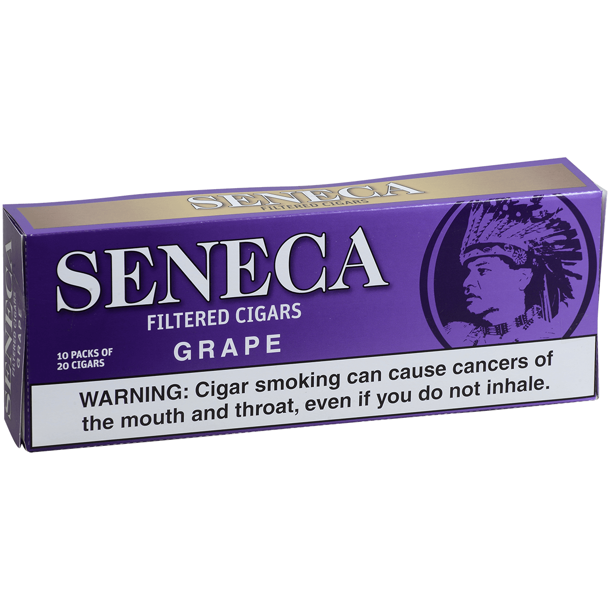Seneca Filtered Cigars Grape 10/20 Pack