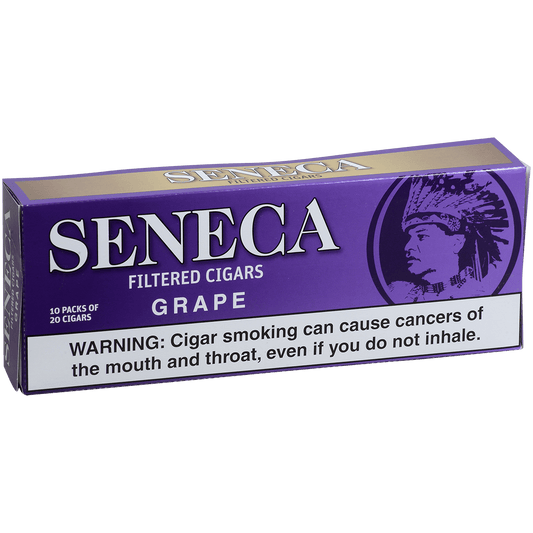 Seneca Filtered Cigars Grape 10/20 Pack
