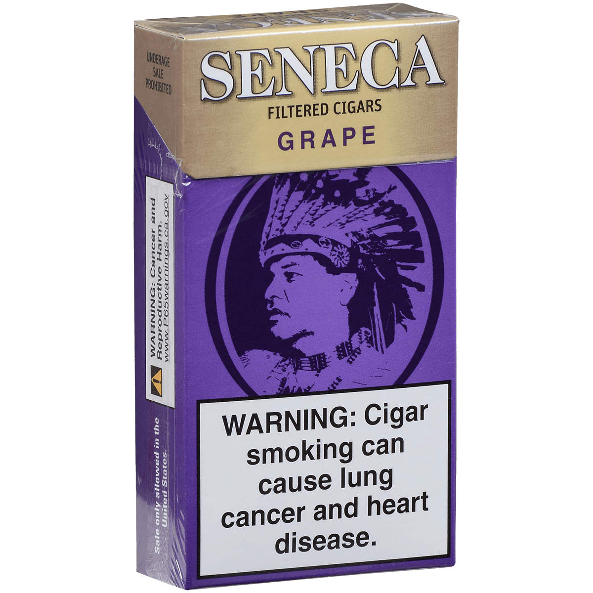 Seneca Filtered Cigars Grape 10/20 Pack