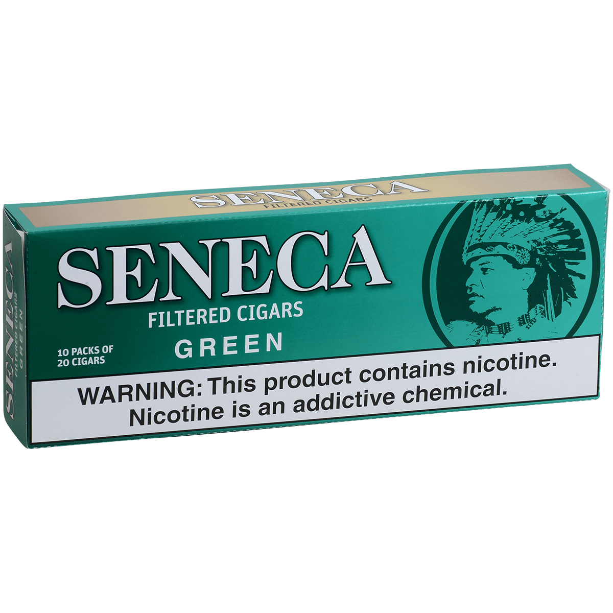 Seneca Filtered Cigars Menthol 10/20 Pack