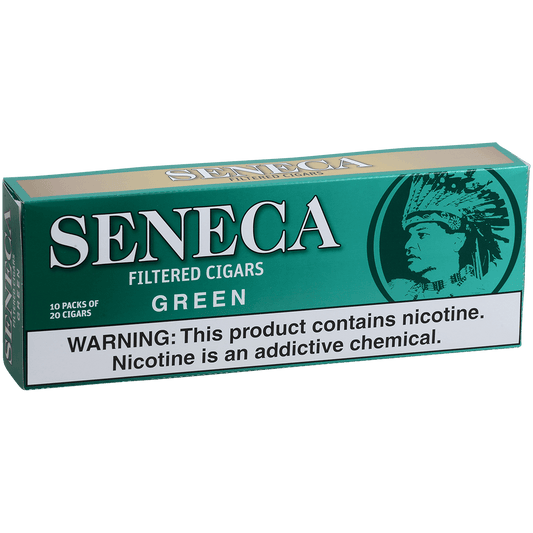 Seneca Filtered Cigars Menthol 10/20 Pack