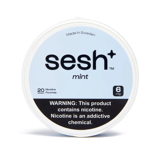 Sesh Tobacco Free Nicotine Pouch Mint 6Mg 1/5 Ct Roll