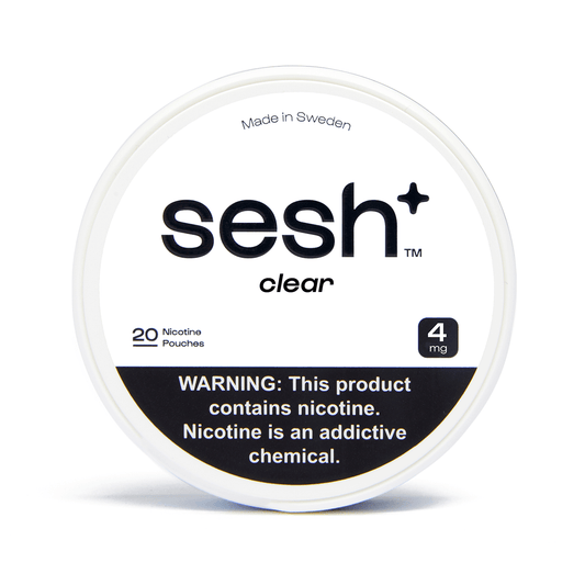 Sesh Tobacco Free Nicotine Pouch Unflavored 4Mg 1/5 Ct Roll