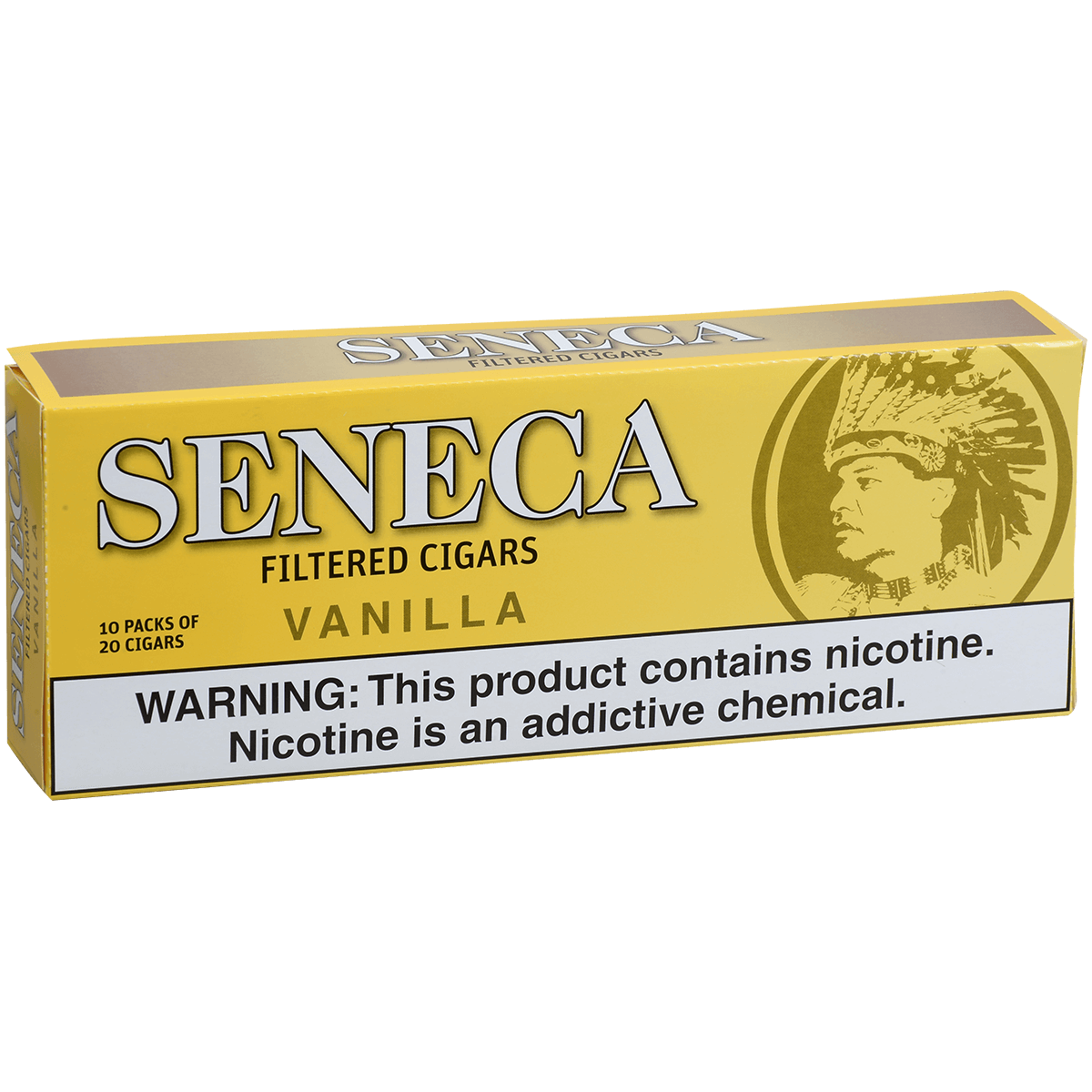 Seneca Filtered Cigars Vanilla 10/20 Pack