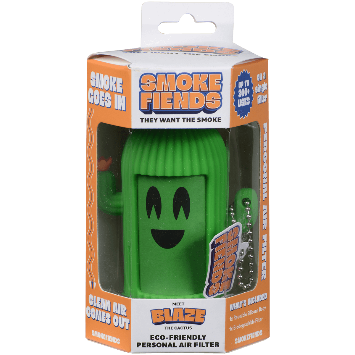 Hemper Smoke Fiends Blaze The Cactus Themed Eco Friendly Personal Air Filter