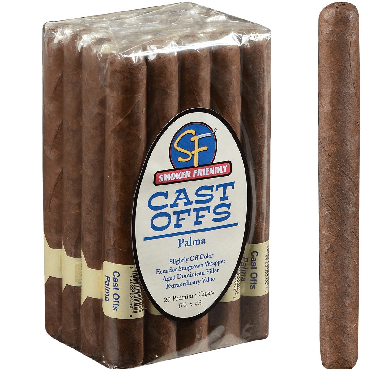 Smoker Friendly Cast Offs Palma 20 Ct. Bundle 6.25X45