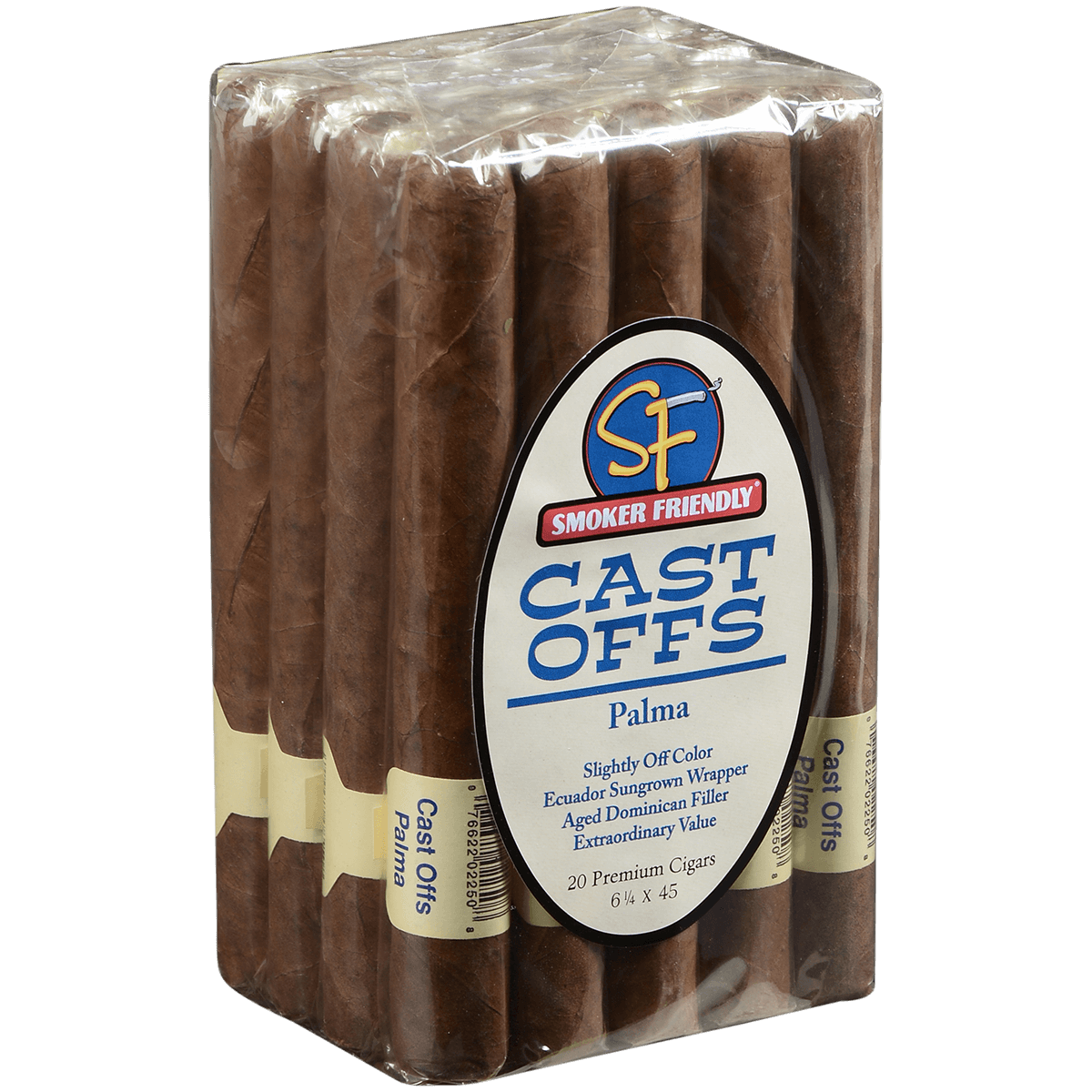 Smoker Friendly Cast Offs Palma 20 Ct. Bundle 6.25X45