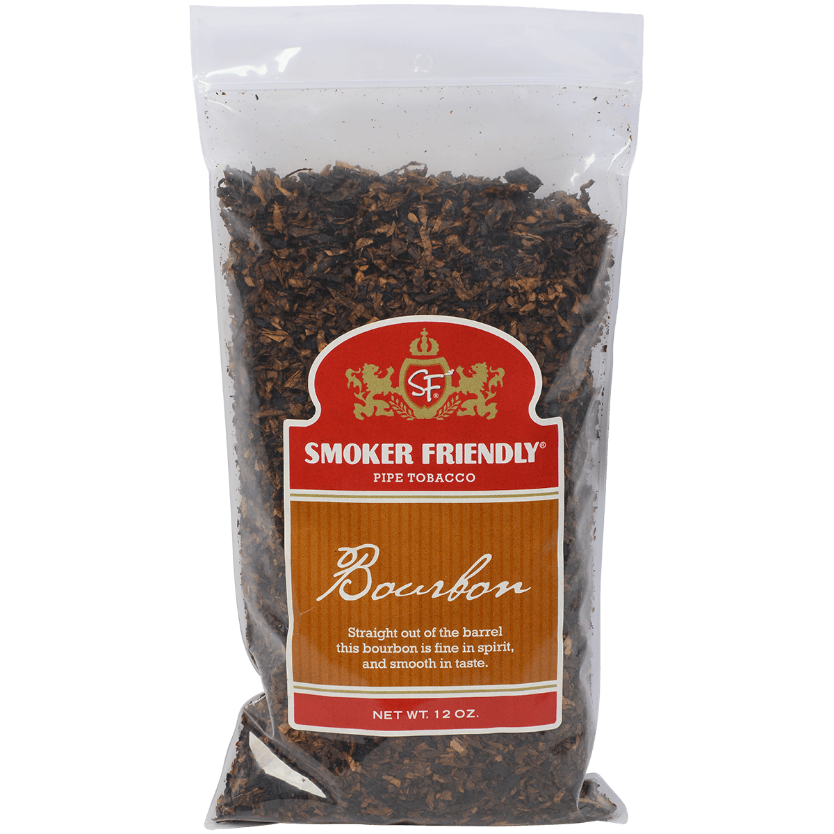 **SMOKER FRIENDLY PIPE TOBACCO BOURBON 12.00 OZ