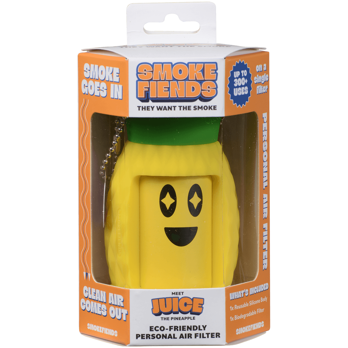Hemper Smoke Fiends Juice The Pinapple Eco Friendly Personal Air Filter