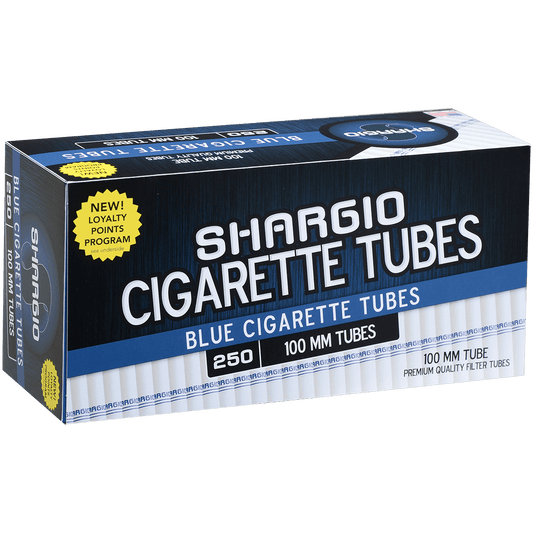 Cigarette Tubes Shargio 100'S Blue 250 Ct. Box
