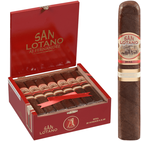 San Lotano The Bull Sumatra By Aj Fernandez Gordo 20 Ct. Box 6.00X60