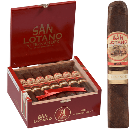San Lotano The Bull Sumatra By Aj Fernandez Robusto 20 Ct. Box 5.00X54