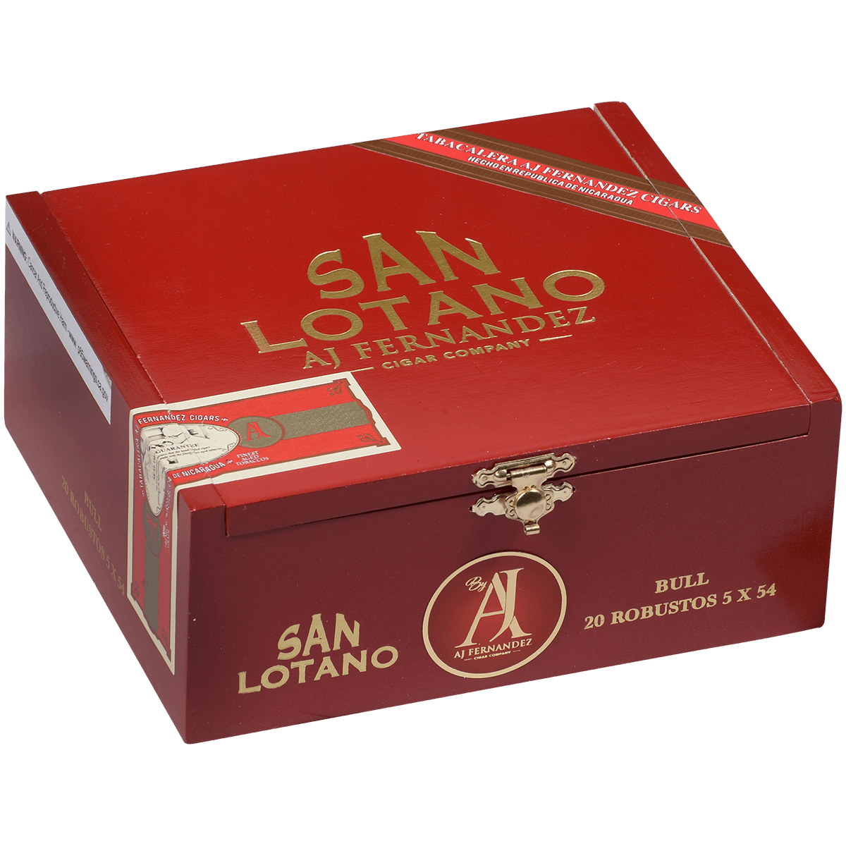 San Lotano The Bull Sumatra By Aj Fernandez Robusto 20 Ct. Box 5.00X54