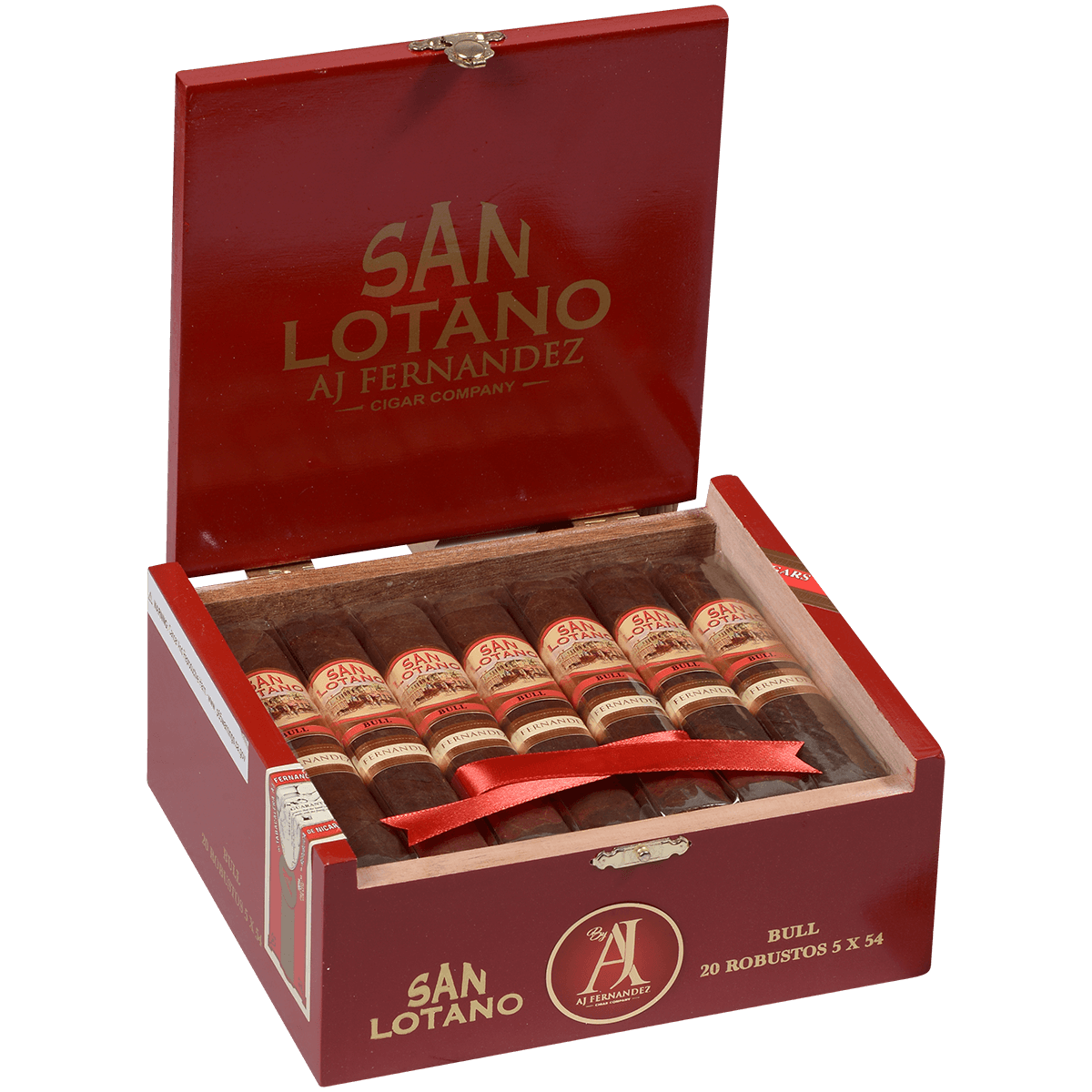 San Lotano The Bull Sumatra By Aj Fernandez Robusto 20 Ct. Box 5.00X54