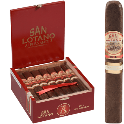 San Lotano The Bull Sumatra By Aj Fernandez Toro 20 Ct. Box 6.00X54