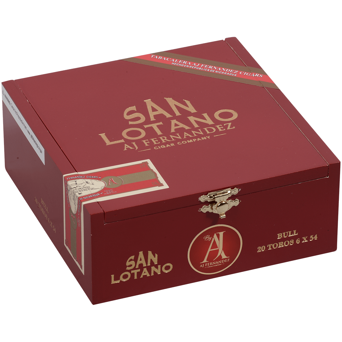 San Lotano The Bull Sumatra By Aj Fernandez Toro 20 Ct. Box 6.00X54