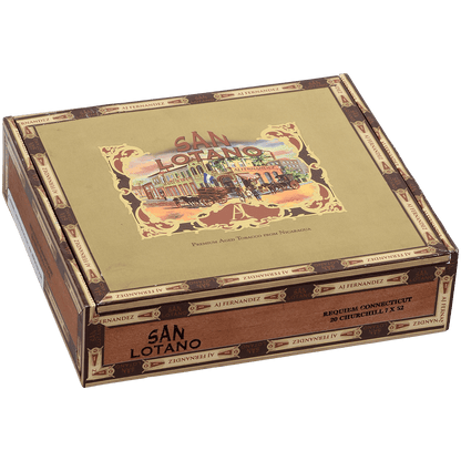 San Lotano Requiem Connecticut By Aj Fernandez Churchill 20 Ct. Box 7.00X52