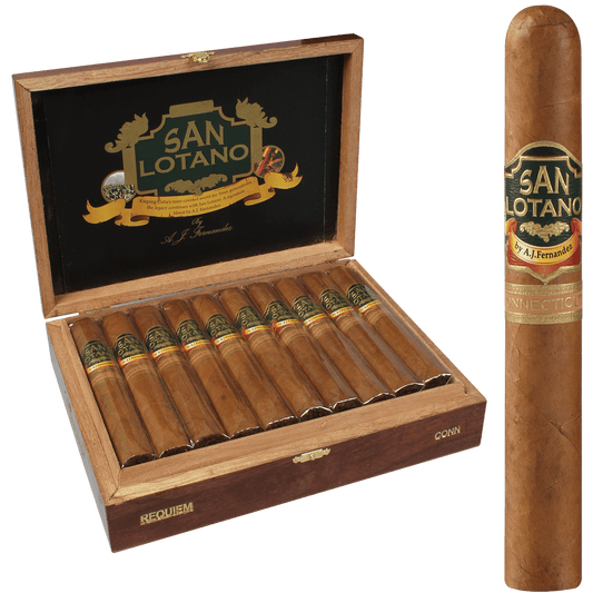 San Lotano Requiem Connecticut By Aj Fernandez Gran Toro 20 Ct. Box 6.00X60