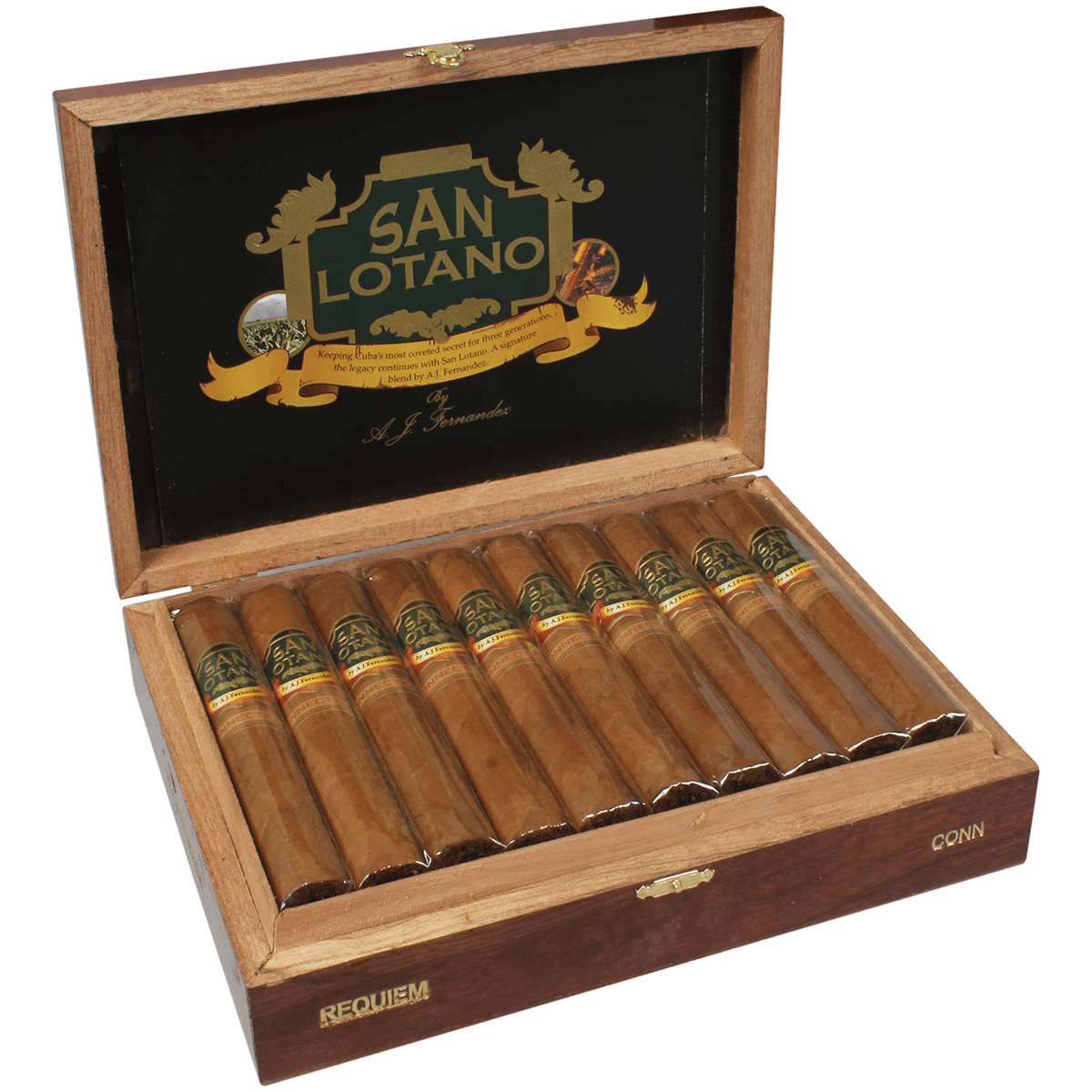 San Lotano Requiem Connecticut By Aj Fernandez Gran Toro 20 Ct. Box 6.00X60