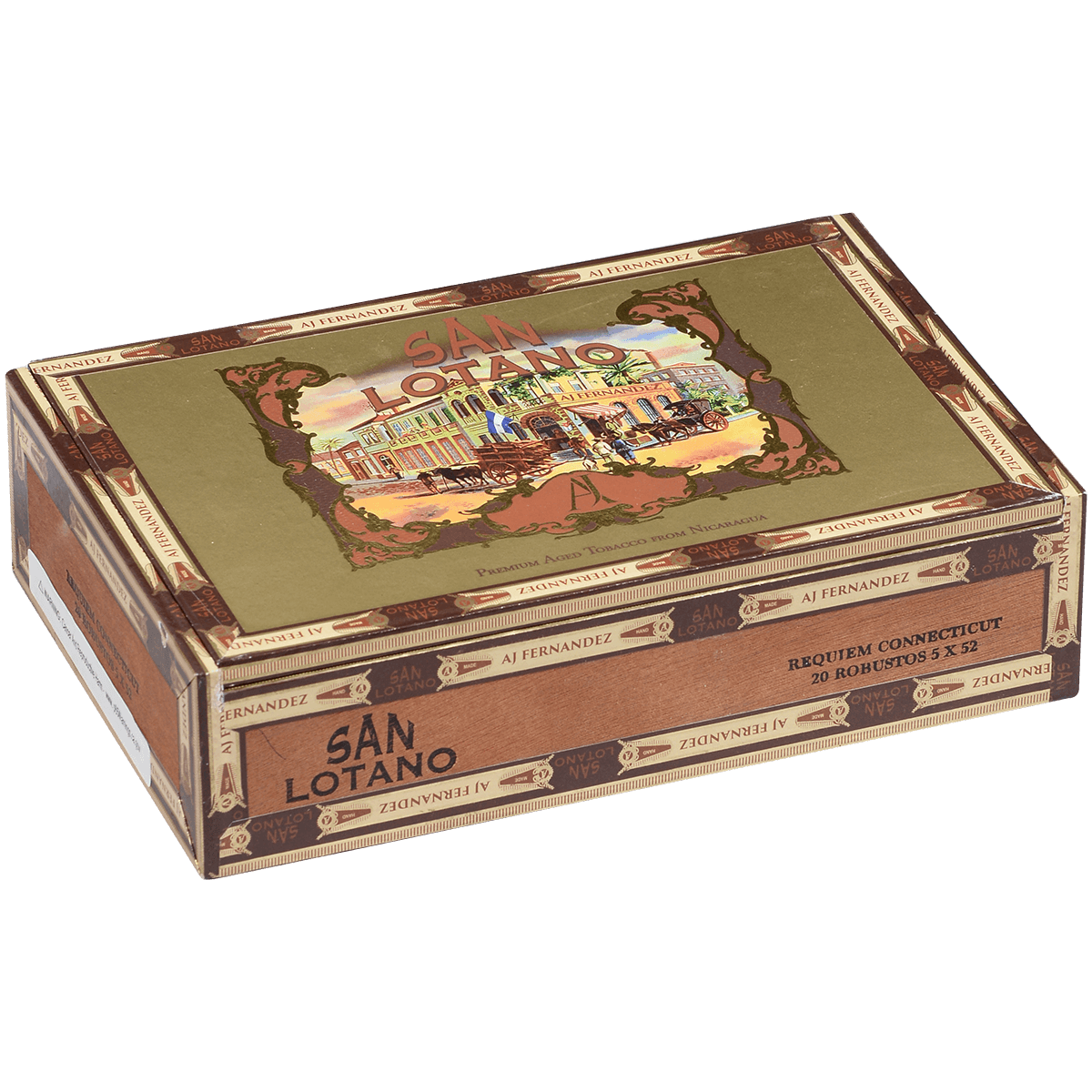 San Lotano Requiem Connecticut By Aj Fernandez Robusto 20 Ct. Box 5.00X52