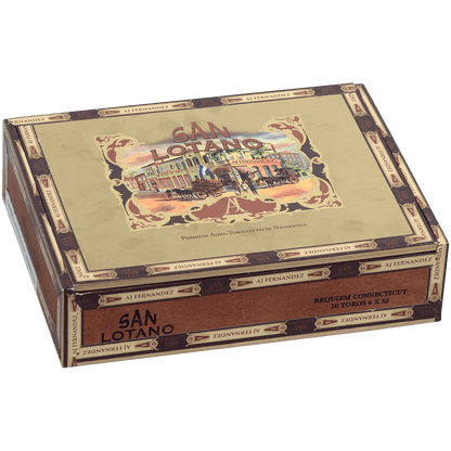 San Lotano Requiem Connecticut By Aj Fernandez Toro 20 Ct. Box 6.00X52