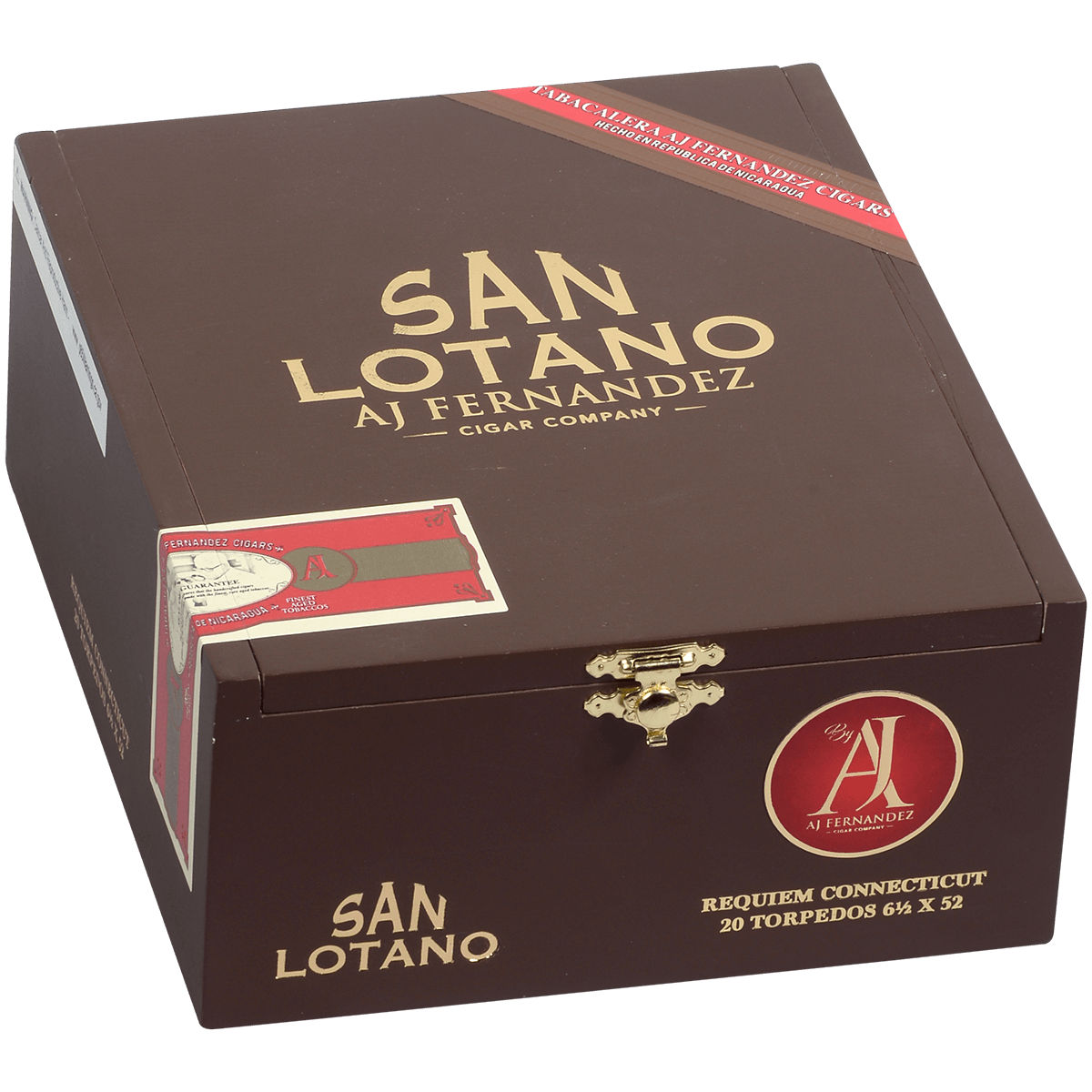 San Lotano Requiem Connecticut By Aj Fernandez Torpedo 20 Ct. Box 6.50X52