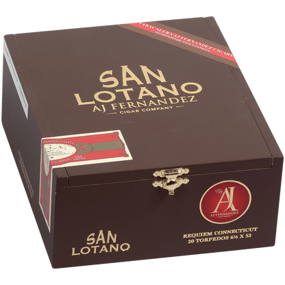 San Lotano Requiem Connecticut By Aj Fernandez Torpedo 20 Ct. Box 6.50X52