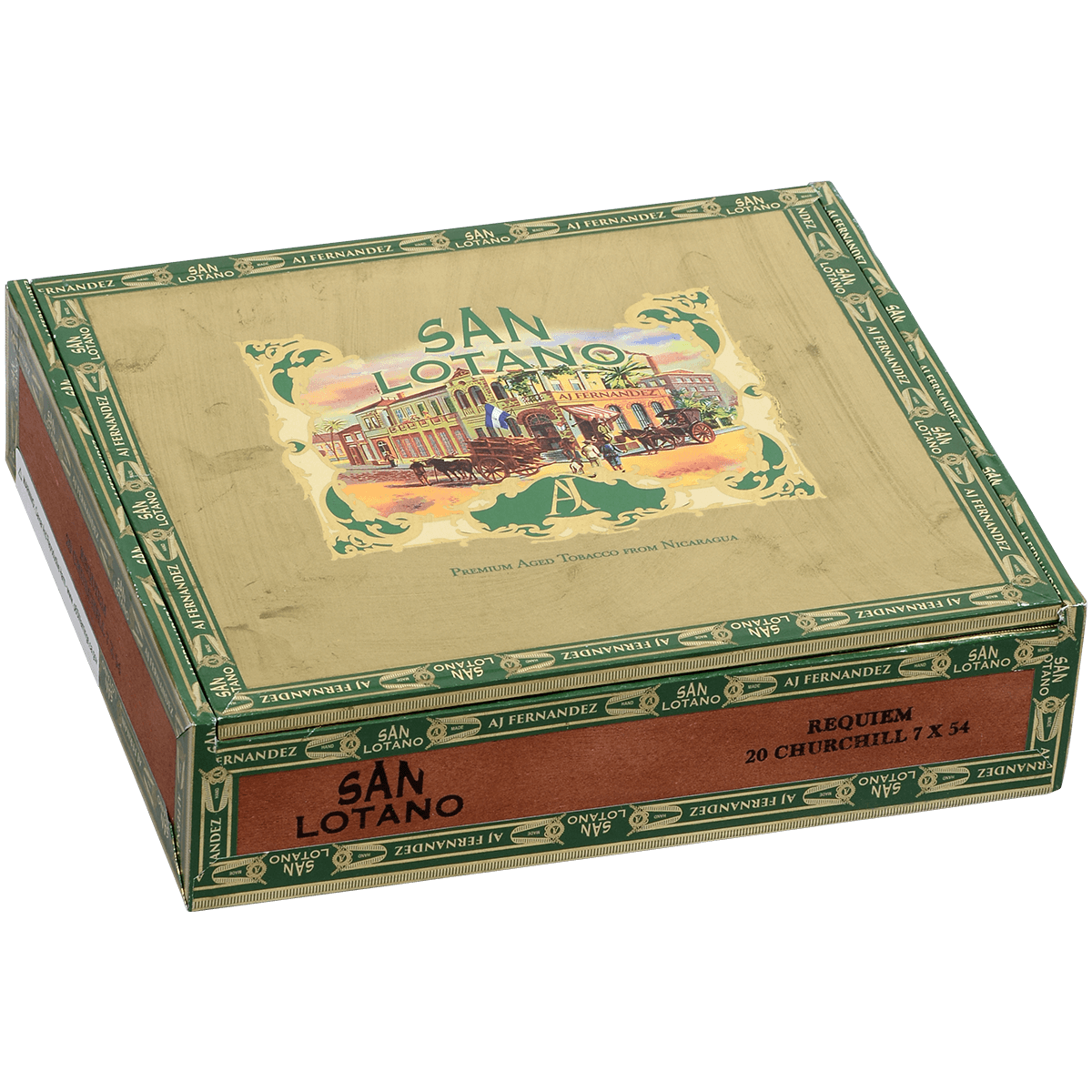San Lotano Requiem Habano By Aj Fernandez Churchill 20 Ct. Box 7.00X54