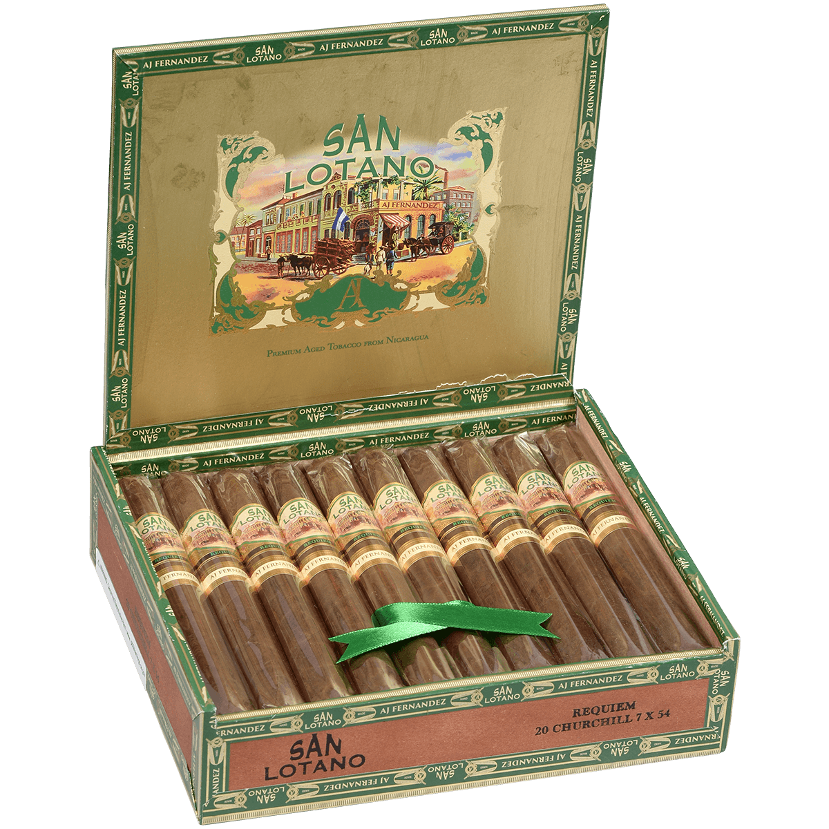 San Lotano Requiem Habano By Aj Fernandez Churchill 20 Ct. Box 7.00X54