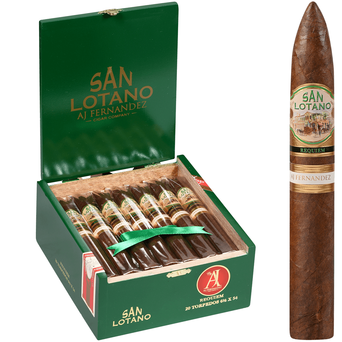 San Lotano Requiem Habano By Aj Fernandez Torpedo 20 Ct. Box 6.50X54