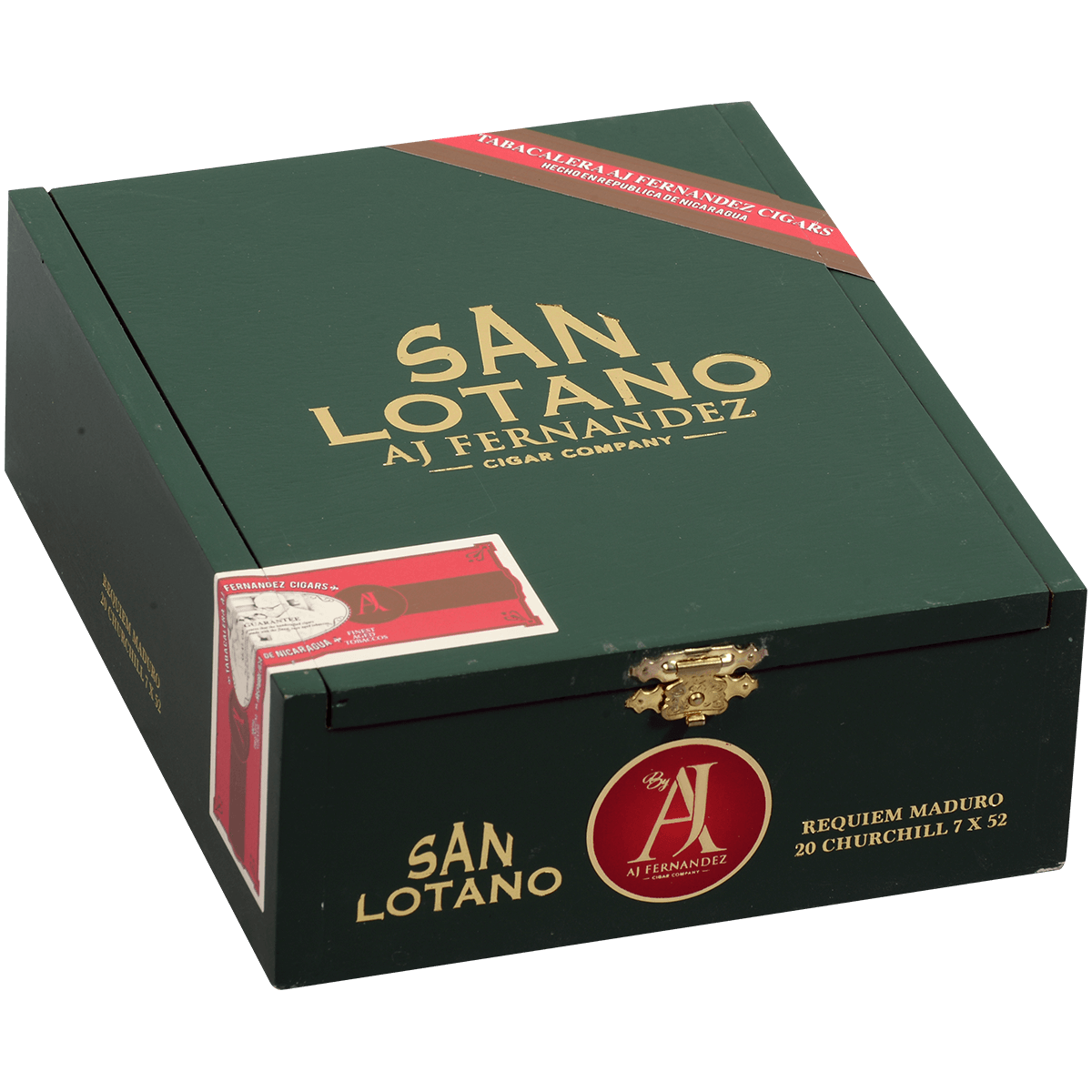 San Lotano Requiem San Andres Maduro By Aj Fernandez Churchill 20 Ct. Box 7.00X52