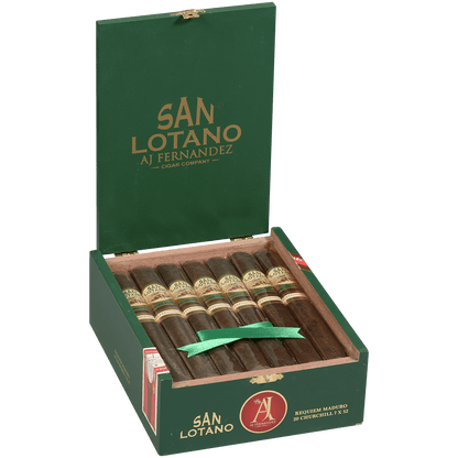 San Lotano Requiem San Andres Maduro By Aj Fernandez Churchill 20 Ct. Box 7.00X52