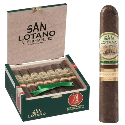 San Lotano Requiem San Andres Maduro By Aj Fernandez Robusto 20 Ct. Box 5.00X52